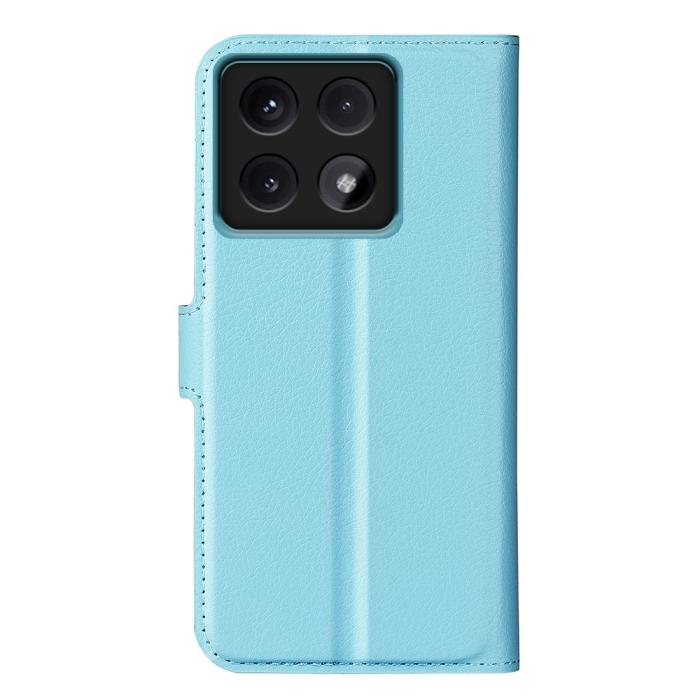 Bild 6,  Xiaomi 14T Fodral Litchi Läder Blå - Teknikhallen.se