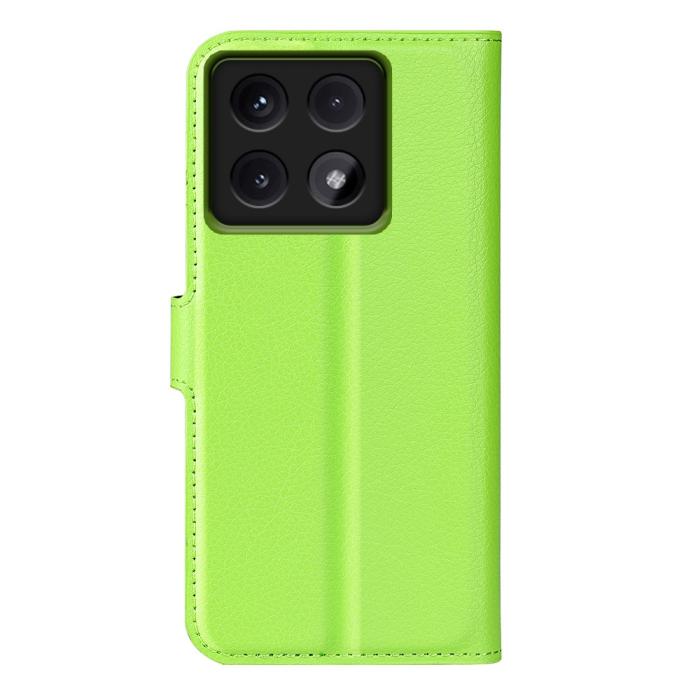 Bild 6,  Xiaomi 14T Fodral Litchi Läder Grön - Teknikhallen.se