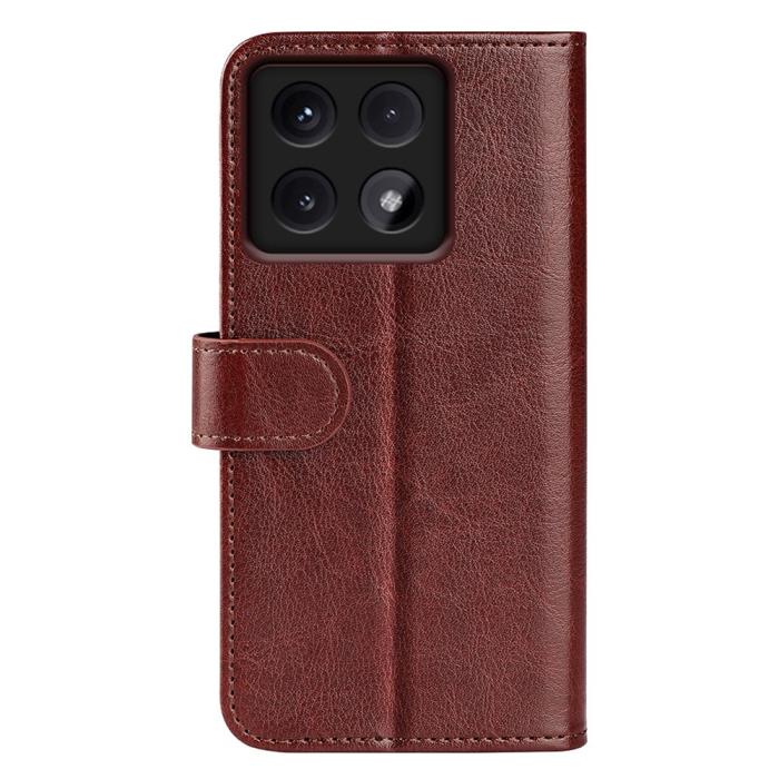 Bild 6,  Xiaomi 14T Pro Fodral Crazy Horse Läder Brun - Teknikhallen.se