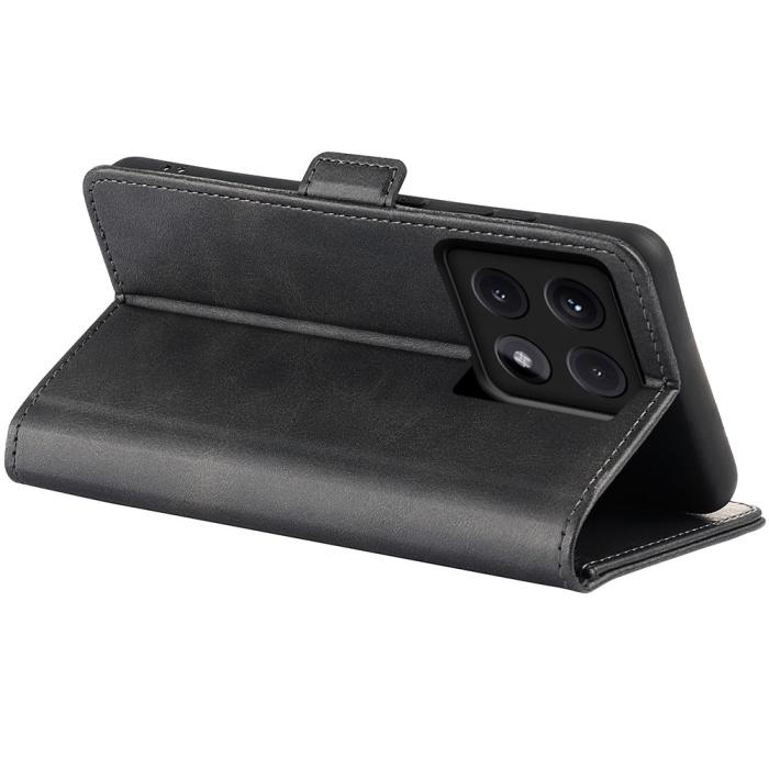 Bild 4,  Xiaomi 14T Pro Plånboksfodral Läder Svart - Teknikhallen.se