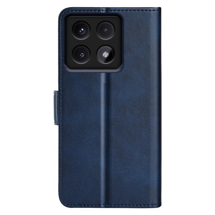 Bild 6,  Xiaomi 14T Pro Plånboksfodral Läder Blå - Teknikhallen.se