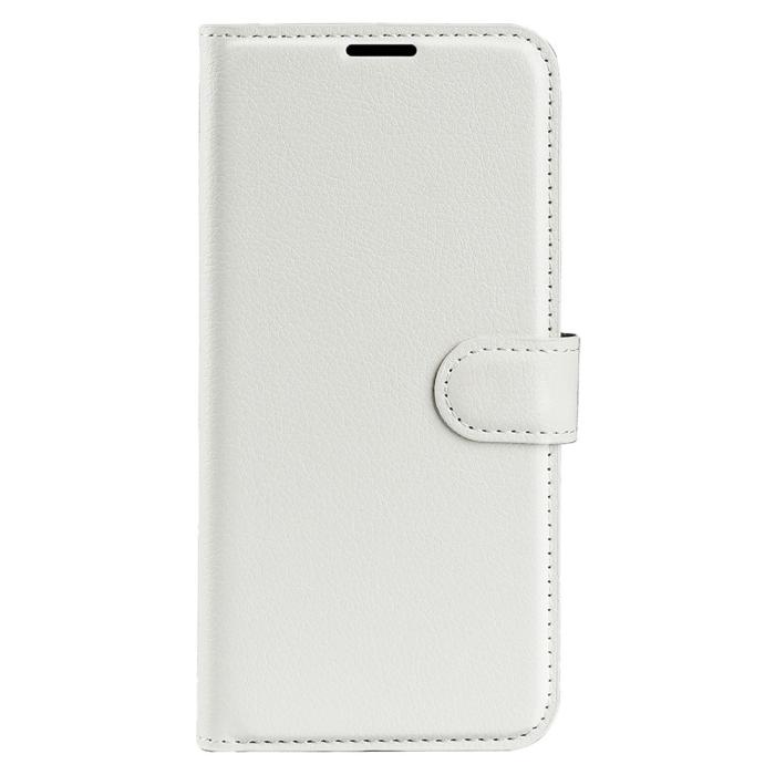 Bild 5,  Xiaomi 14T Pro Fodral Litchi Läder Vit - Teknikhallen.se