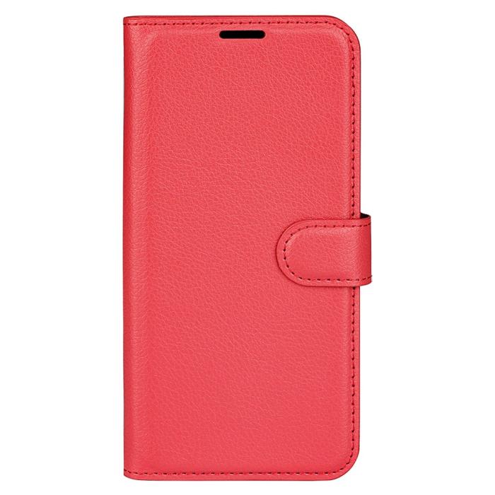 Bild 5,  Xiaomi 14T Pro Fodral Litchi Läder Röd - Teknikhallen.se
