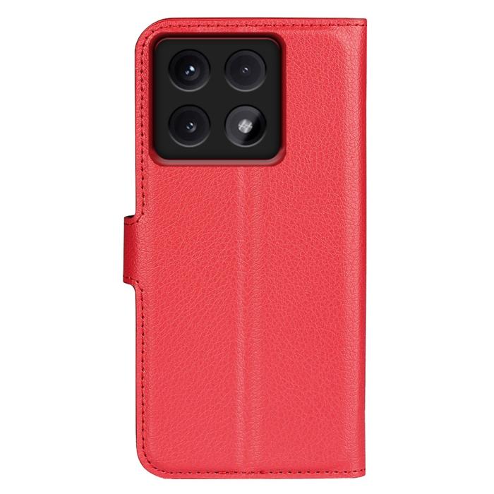 Bild 6,  Xiaomi 14T Pro Fodral Litchi Läder Röd - Teknikhallen.se