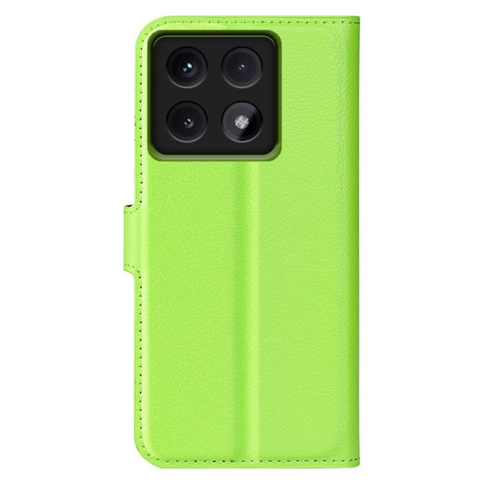 Bild 6,  Xiaomi 14T Pro Fodral Litchi Läder Grön - Teknikhallen.se