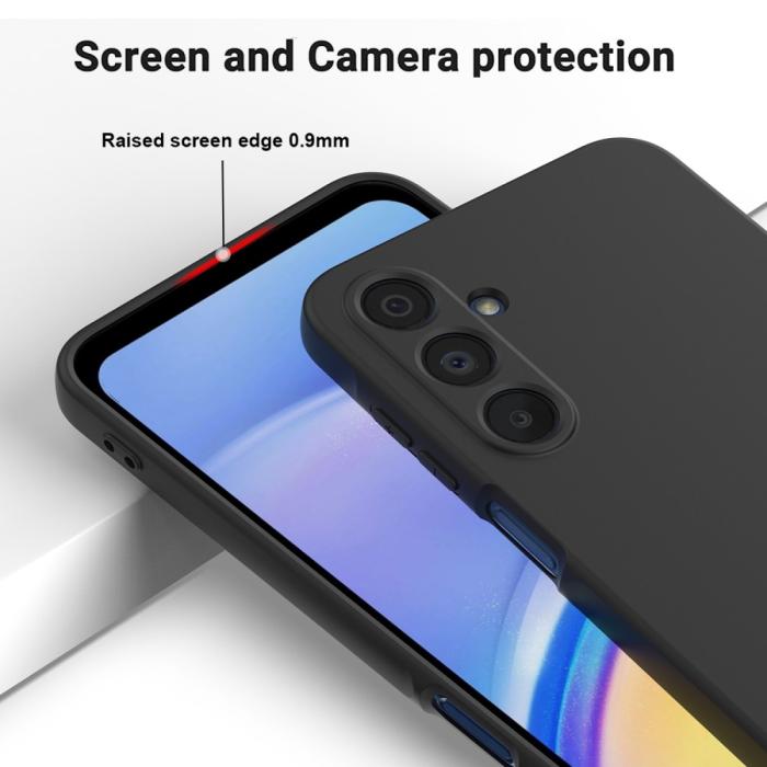Bild 4,  Samsung Galaxy A16 Skal Liquid Silikon Svart - Teknikhallen.se