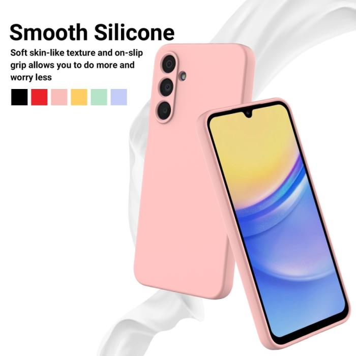 Bild 3,  Samsung Galaxy A16 Skal Liquid Silikon Rosa - Teknikhallen.se