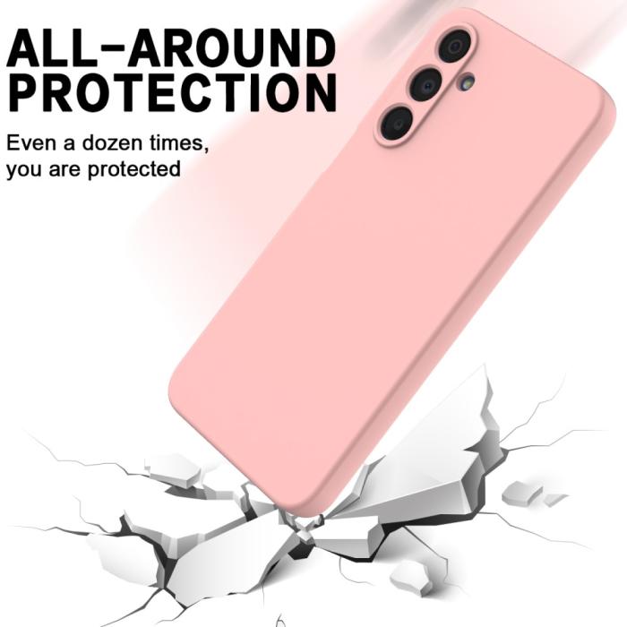 Bild 5,  Samsung Galaxy A16 Skal Liquid Silikon Rosa - Teknikhallen.se