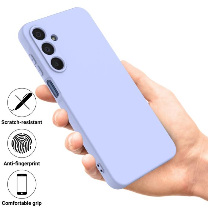 Bild 2,  Samsung Galaxy A16 Skal Liquid Silikon Lila - Teknikhallen.se