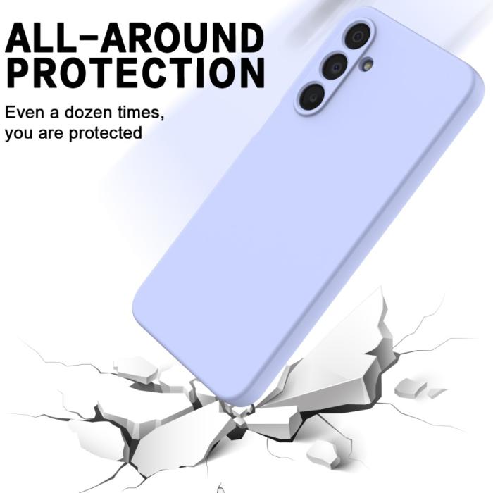 Bild 5,  Samsung Galaxy A16 Skal Liquid Silikon Lila - Teknikhallen.se