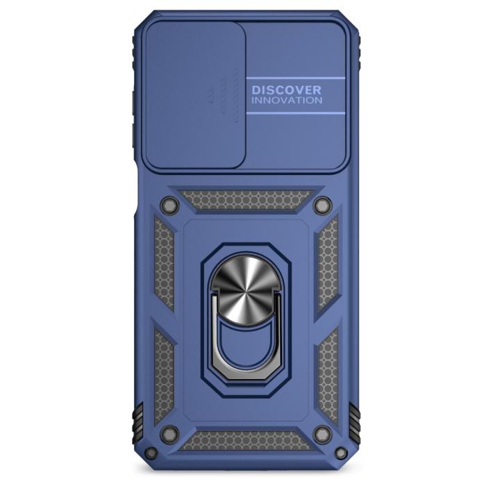 Bild 2,  Samsung Galaxy A16 Skal CamShield Ring Hybrid Blå - Teknikhallen.se