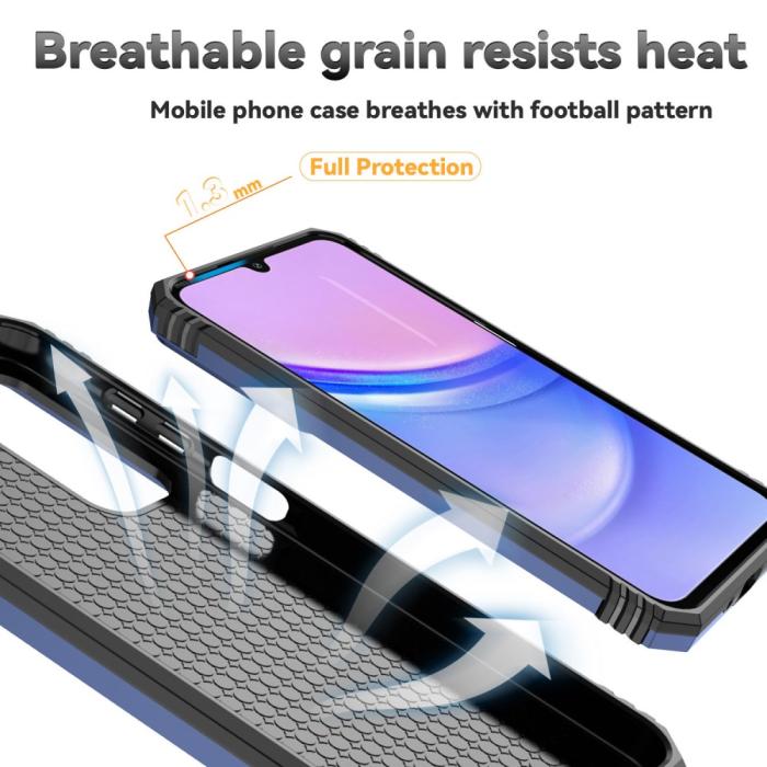 Bild 6,  Samsung Galaxy A16 Skal CamShield Ring Hybrid Blå - Teknikhallen.se