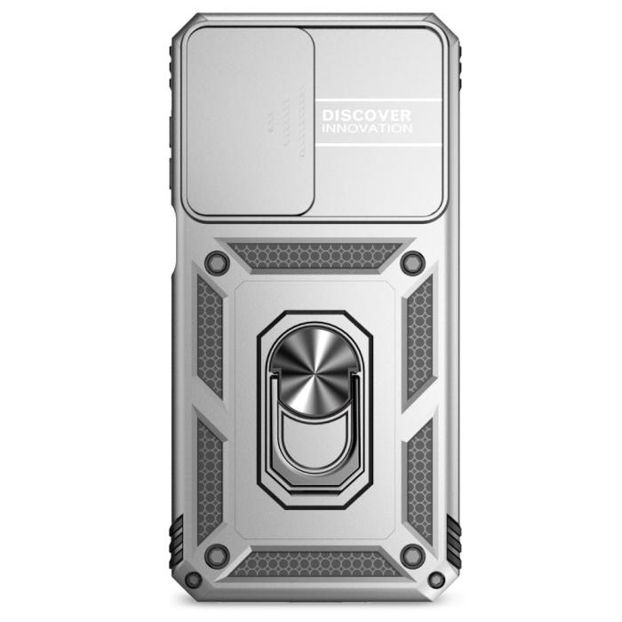 Bild 2,  Samsung Galaxy A16 Skal CamShield Ring Hybrid Silver - Teknikhallen.se