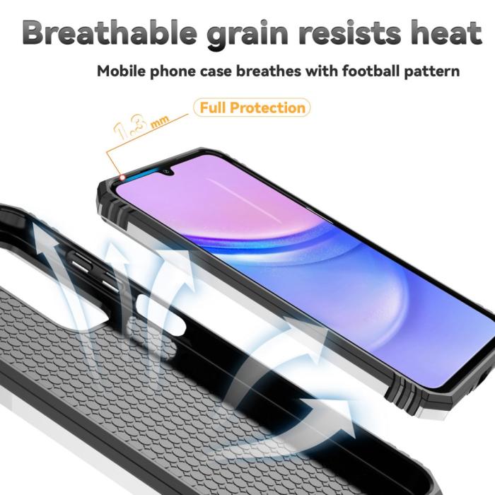 Bild 6,  Samsung Galaxy A16 Skal CamShield Ring Hybrid Silver - Teknikhallen.se