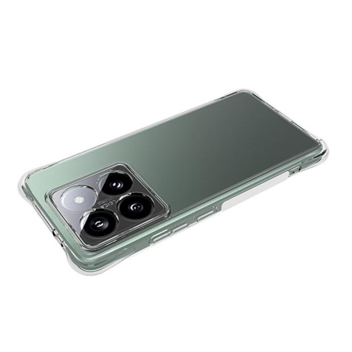 Bild 4,  Xiaomi 14T Pro Skal TPU Shockproof Transparent - Teknikhallen.se