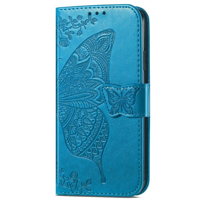 Bild 5,  Xiaomi 14T Fodral Med Fjäril Tryck Blå - Teknikhallen.se