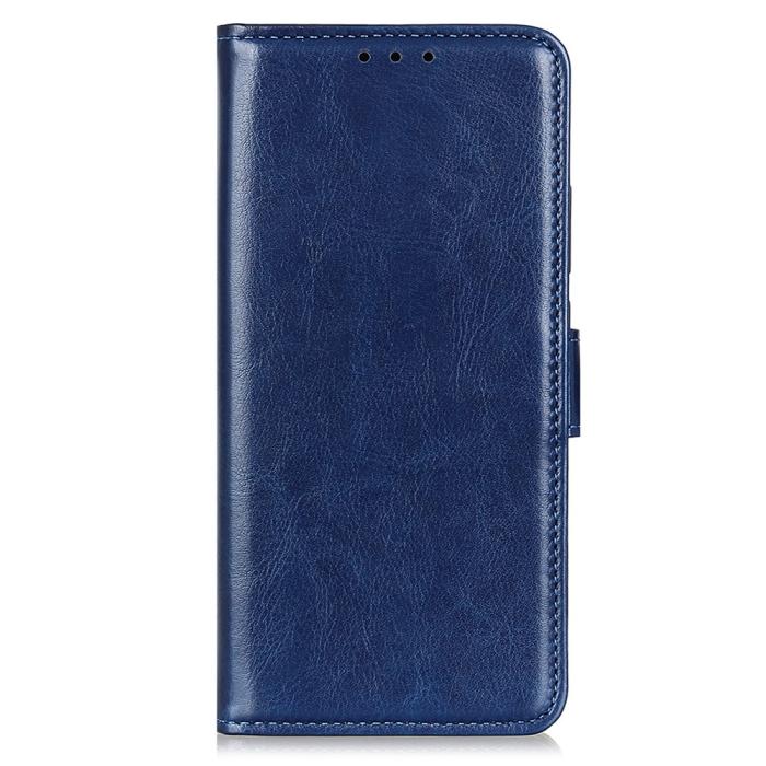 Bild 5,  Xiaomi Redmi 14C Plånboksfodral Crazy Horse Läder Blå - Teknikhallen.se