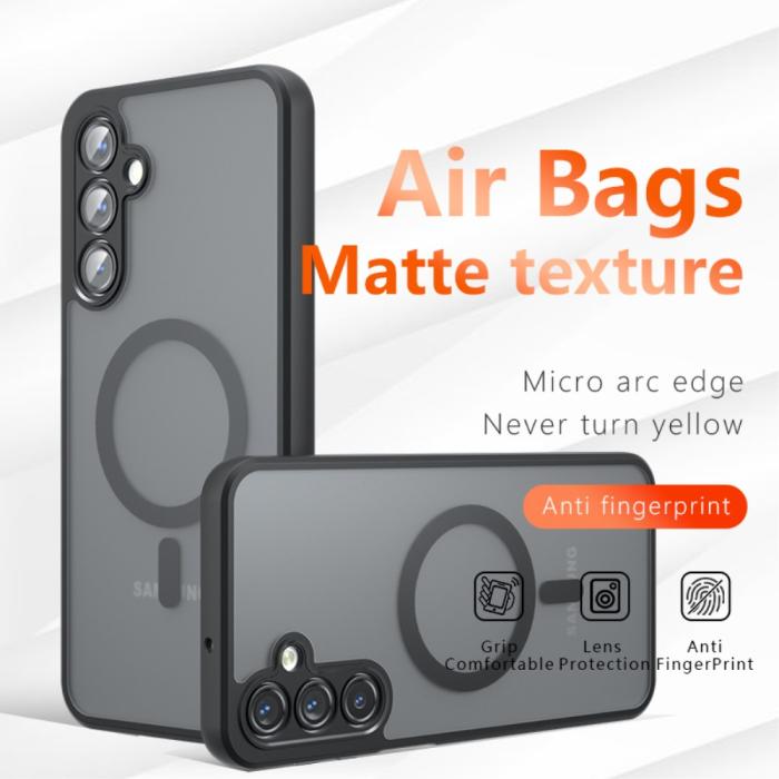 Bild 2,  Samsung Galaxy A16 Skal MagSafe Hybrid Matt Svart - Teknikhallen.se
