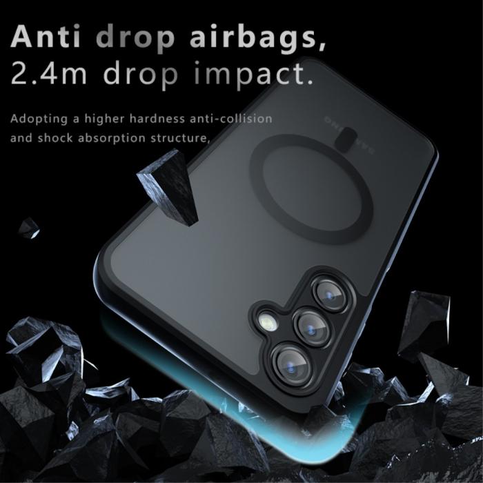 Bild 5,  Samsung Galaxy A16 Skal MagSafe Hybrid Matt Svart - Teknikhallen.se