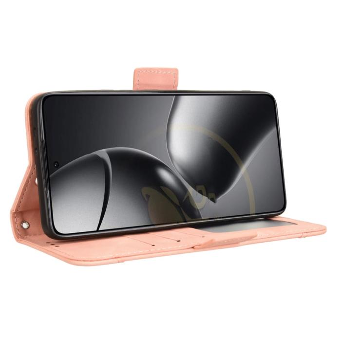 Bild 4,  Xiaomi 14T Fodral Med Avtagbart Kortfodral Rosa - Teknikhallen.se