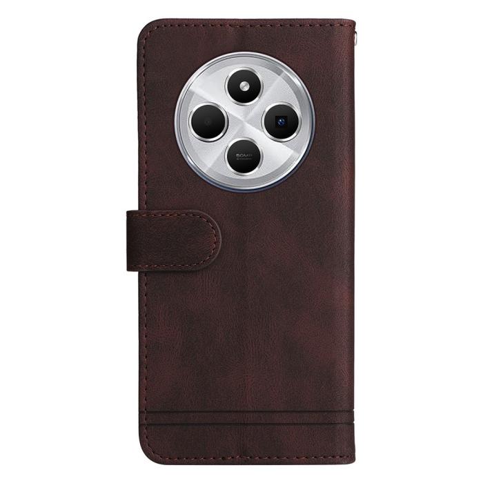 Bild 6,  Xiaomi Redmi 14C Plånboksfodral Läder Brun - Teknikhallen.se