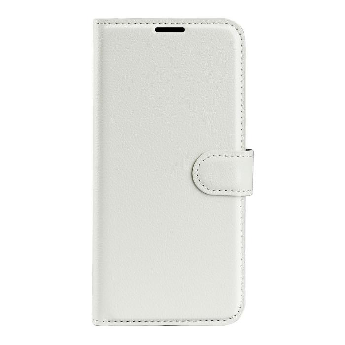 Bild 6,  Xiaomi Redmi 14C Fodral Litchi Läder Vit - Teknikhallen.se