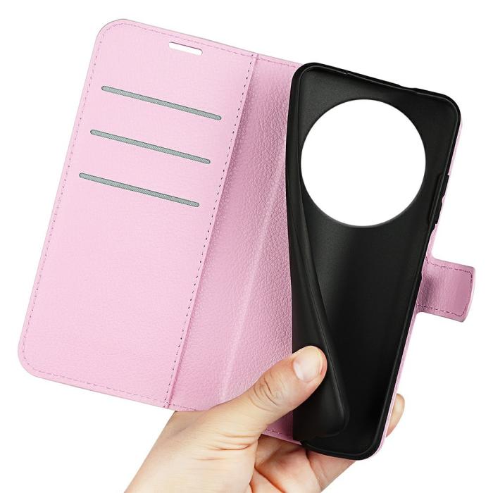Bild 4,  Xiaomi Redmi 14C Fodral Litchi Läder Ljus Rosa - Teknikhallen.se