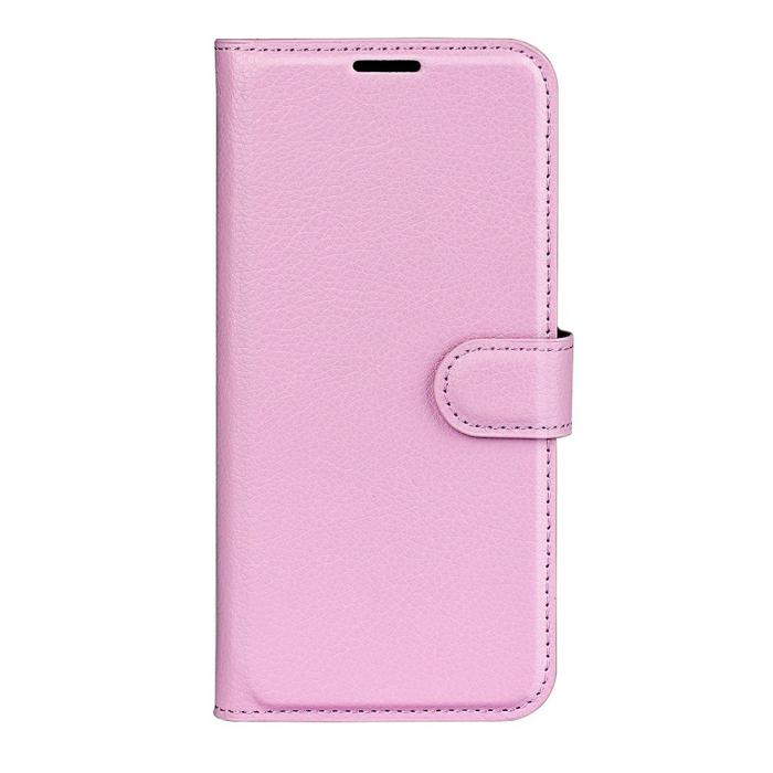 Bild 6,  Xiaomi Redmi 14C Fodral Litchi Läder Ljus Rosa - Teknikhallen.se