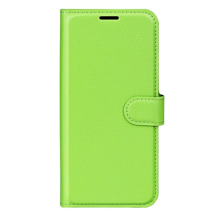 Bild 6,  Xiaomi Redmi 14C Fodral Litchi Läder Grön - Teknikhallen.se