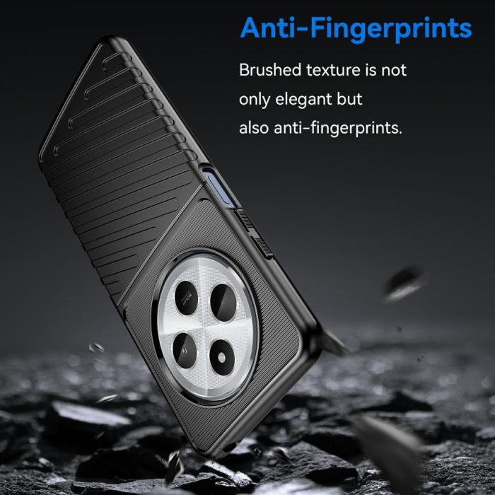 Bild 4,  Xiaomi Redmi 14C Skal Twill Textur Svart - Teknikhallen.se