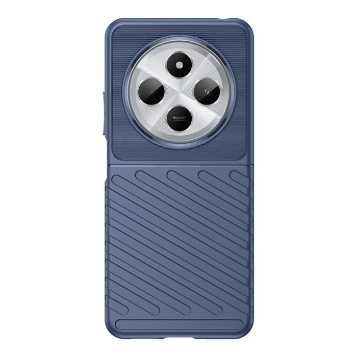 Bild 2,  Xiaomi Redmi 14C Skal Twill Textur Blå - Teknikhallen.se