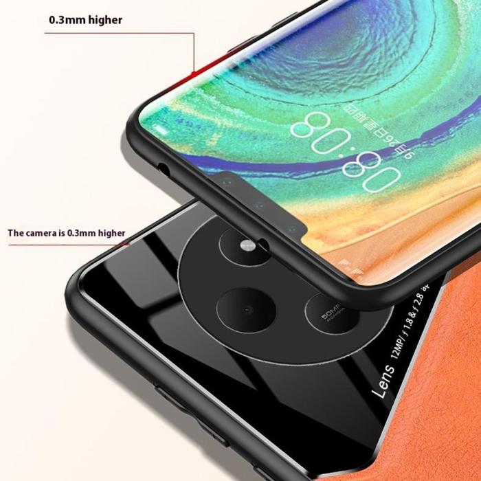 Bild 2,  Xiaomi Redmi 14C Skal Med Inbyggd Magnetplatta Läder Orange - Teknikhallen.se