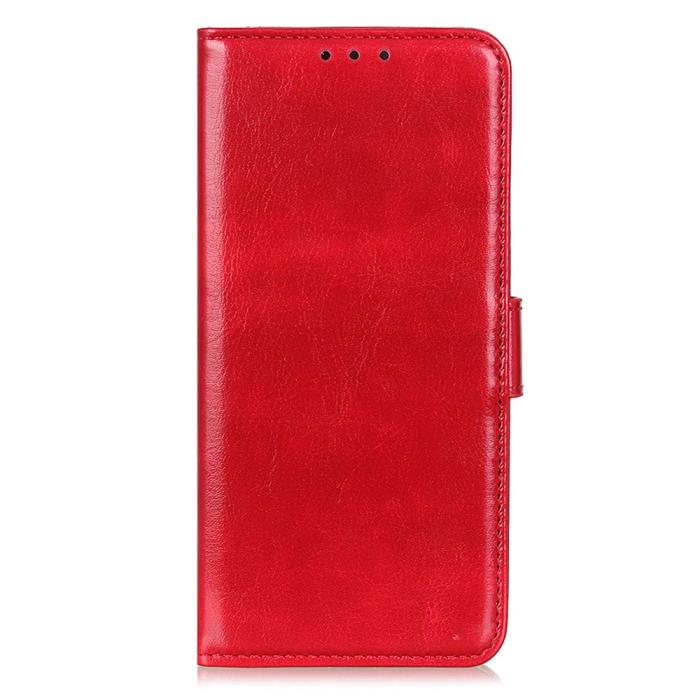 Bild 6,  Xiaomi 14T Fodral Crazy Horse Läder Röd - Teknikhallen.se