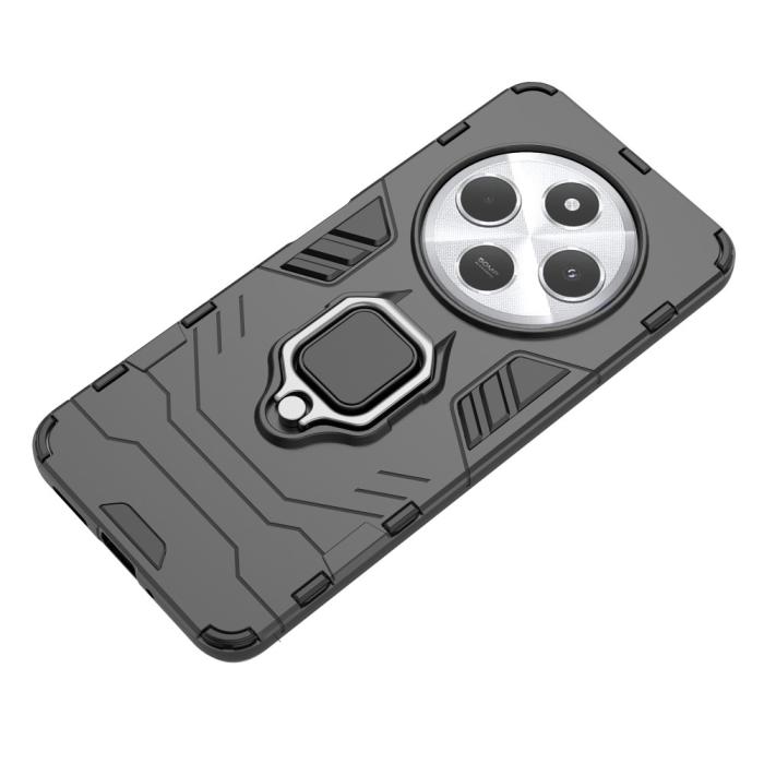 Bild 5,  Xiaomi Redmi 14C Skal Hybrid Armor Ring Svart - Teknikhallen.se