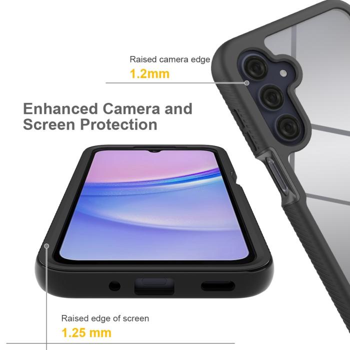 Bild 3,  Samsung Galaxy A16 Skal 360 Hybrid Svart - Teknikhallen.se