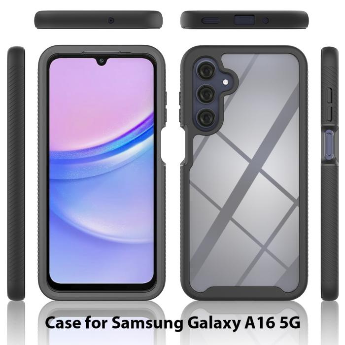 Bild 5,  Samsung Galaxy A16 Skal 360 Hybrid Svart - Teknikhallen.se