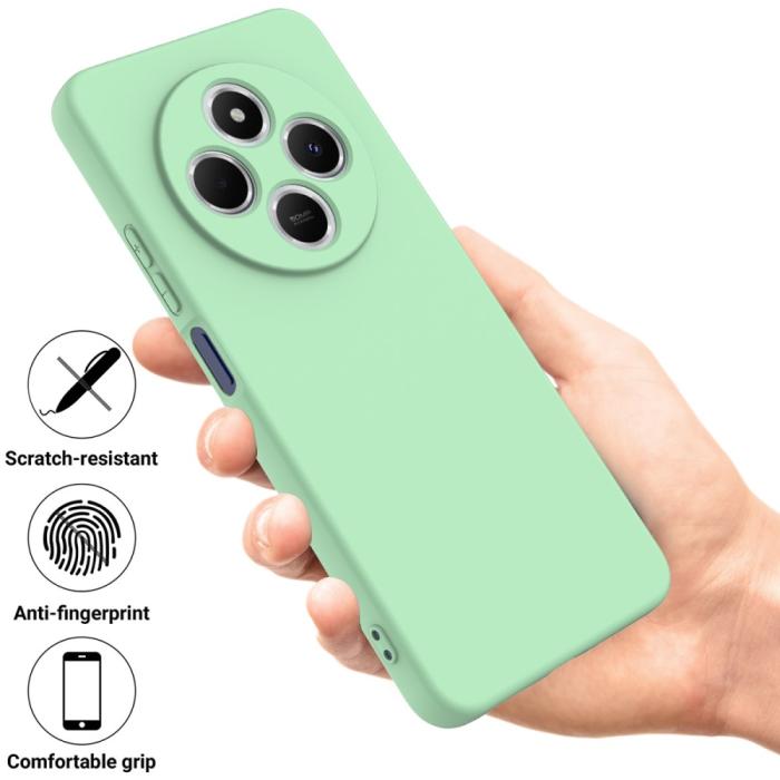 Bild 2,  Xiaomi Redmi 14C Skal Liquid Silikon Grön - Teknikhallen.se