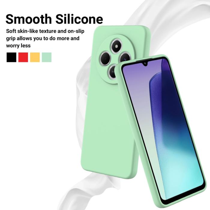 Bild 3,  Xiaomi Redmi 14C Skal Liquid Silikon Grön - Teknikhallen.se