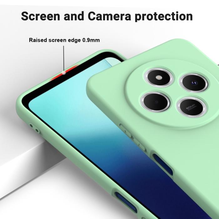 Bild 4,  Xiaomi Redmi 14C Skal Liquid Silikon Grön - Teknikhallen.se
