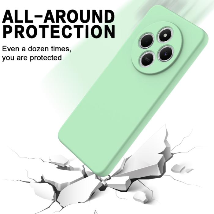 Bild 5,  Xiaomi Redmi 14C Skal Liquid Silikon Grön - Teknikhallen.se