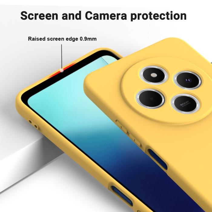 Bild 4,  Xiaomi Redmi 14C Skal Liquid Silikon Gul - Teknikhallen.se