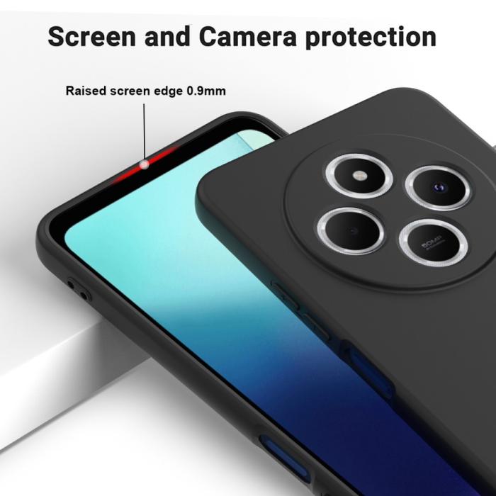 Bild 4,  Xiaomi Redmi 14C Skal Liquid Silikon Svart - Teknikhallen.se