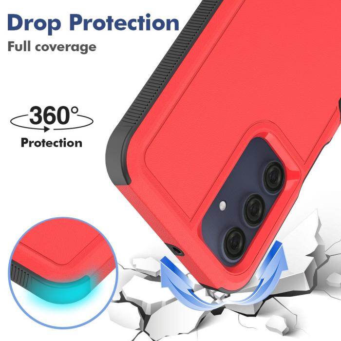 Bild 3,  Samsung Galaxy A16 Skal Extreme Shockproof Röd - Teknikhallen.se