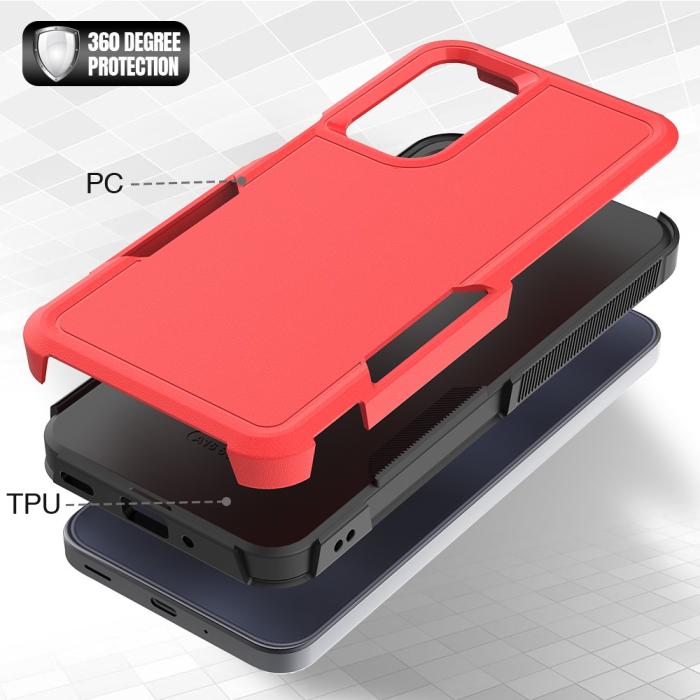 Bild 4,  Samsung Galaxy A16 Skal Extreme Shockproof Röd - Teknikhallen.se