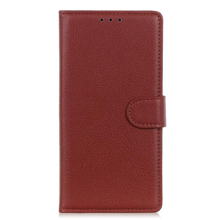 Bild 6,  Xiaomi 14 Ultra Fodral Litchi Läder Brun - Teknikhallen.se