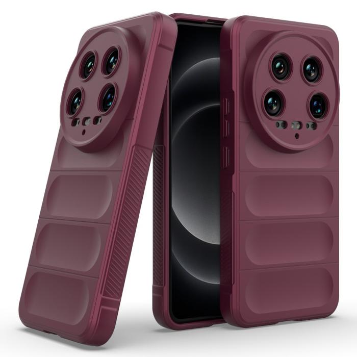 Bild 5,  Xiaomi 14 Ultra Skal Magic Shield Vinröd - Teknikhallen.se