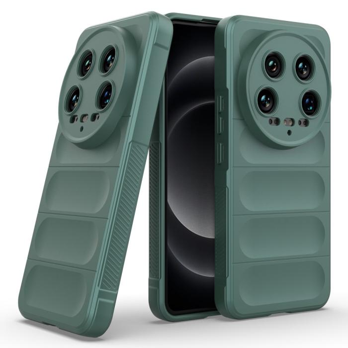 Bild 5,  Xiaomi 14 Ultra Skal Magic Shield Grön - Teknikhallen.se