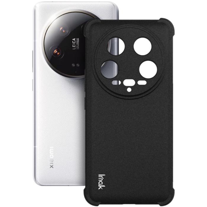 Bild 2, IMAK IMAK Xiaomi 14 Ultra Skal TPU AirBag Hörn Matt Svart - Teknikhallen.se