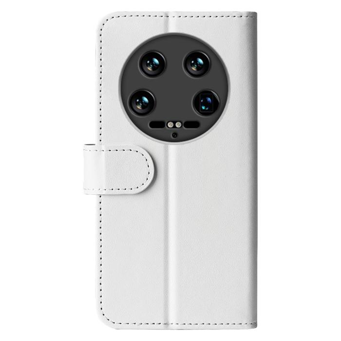 Bild 6,  Xiaomi 14 Ultra Fodral Crazy Horse Läder Vit - Teknikhallen.se