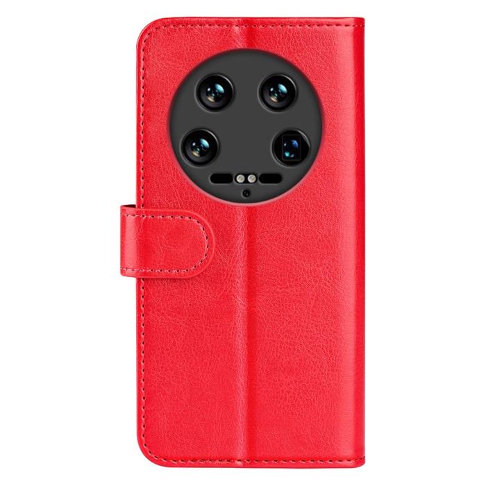 Bild 6,  Xiaomi 14 Ultra Fodral Crazy Horse Läder Röd - Teknikhallen.se